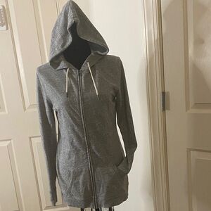Mossimo Supply Co. Charcoal Zip-Up Hoodie